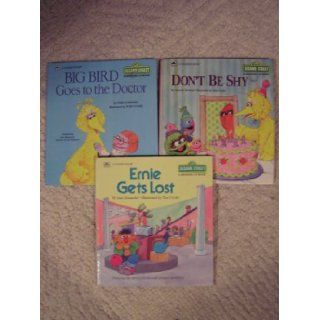 Sesame Street A Growing up Books   Ernie Gets Lost, Elmo Gets Homesick and A Sitter for Baby Monster: Various: Books