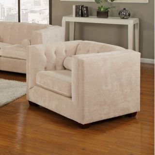 Wildon Home ® Alexa Velvet Chair 504393 / 504493 Color: Almond