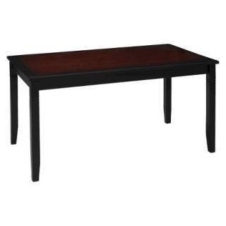 Coffee Table: Camden Collection Coffee Table   Black Red Brown (Cherry)