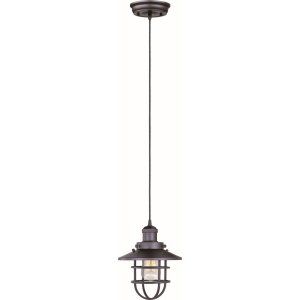 Maxim MAX 25030BZ Bronze Mini Hi Bay 1 Light Pendant