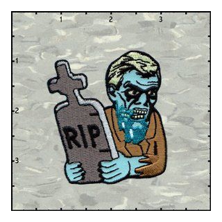Chuck Wagon Artist Patch   RIP Zombie Dude Logo: Clothing
