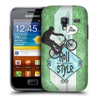 Head Case Bmx Bicycle Love Back Case Cover For Samsung Galaxy Ace Plus S7500: Cell Phones & Accessories