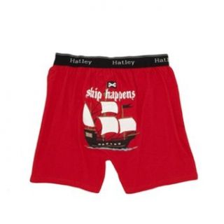 Hatley "Ship Happens" Men's Cotton Jersey Boxer Shorts at  Mens Clothing store