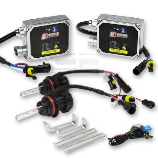 DPT, HID DT KIT LB 9007 HL 10K BLT, 10000K Deep Blue HID Bi Xenon Replacement Conversion Kit with 9007 Dual Low+High Beam Bulbs Headlight Fog Light Lamp and AC Thick Digital Ballasts: Automotive