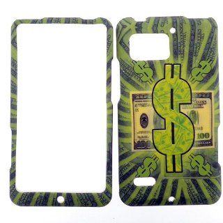 MOTOROIA DROID BIONIC ONE HUNDRED DOLLAR SIGN COVER CASE: Cell Phones & Accessories
