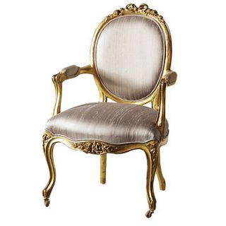 antique gold louis chair by out there interiors