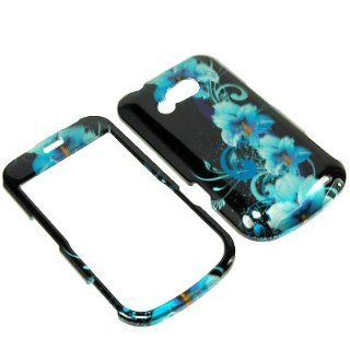BW Snap On Case for Stright Talk, Net 10 LG 900G Blue Flower: Cell Phones & Accessories