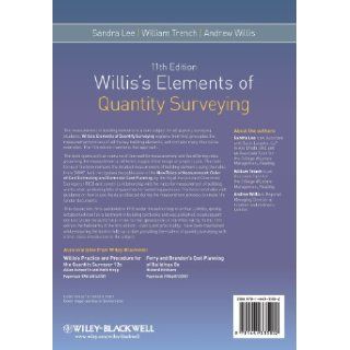 Willis's Elements of Quantity Surveying: Sandra Lee, William Trench, Andrew Willis: 9781444335002: Books