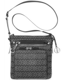 Giani Bernini Handbag, Pebble Leather Trimmed Crossbody   Handbags & Accessories