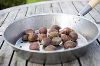 chestnut roasting pan by freshly forked