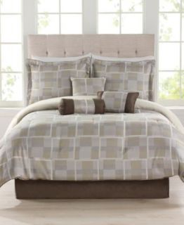 Bergen 7 Piece Embroidered Comforter Sets   Bed in a Bag   Bed & Bath