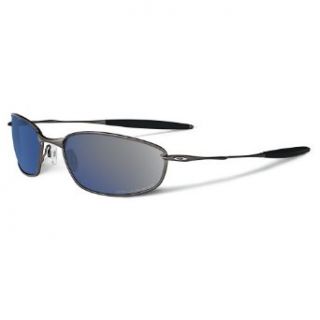 Oakley mens Whisker 26 234 Iridium Polarized Sport Sunglasses,Pewter,55 mm: Oakley: Clothing