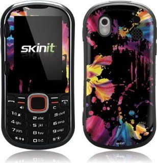 Abstract Art   Chromatic Splatter Black   Samsung Intensity II SCH U460   Skinit Skin: Cell Phones & Accessories