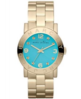 Marc by Marc Jacobs Watch, Womens Amy Gold Tone Stainless Steel Bracelet 37mm MBM3215   Watches   Jewelry & Watches