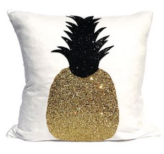 pineapple glory cushion by bitten london