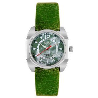 Activa By Invicta Women's SL231 005 Green Leatherette Watch: Activa: Watches