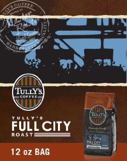 Tully's Full City Roast, Ground Coffee, 12oz. Bag: Office Products
