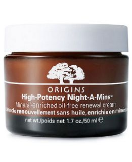 Origins High Potency Night A Mins Mineral enriched oil free renewal cream, 1.7 oz   Skin Care   Beauty