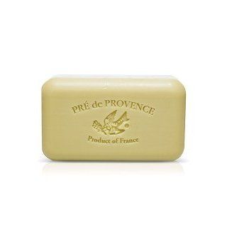 Pre De Provence Green Tea Soap, 150g wrapped bar. Imported from France. With shea butter and natural herbs and scents. : Bath Soaps : Beauty