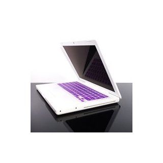 TopCase Keyboard Silicone Skin Cover for Macbook 13 Inch 13.3 Inch (1st Generation/A1181) with TopCase Mouse Pad   Purple: Computers & Accessories