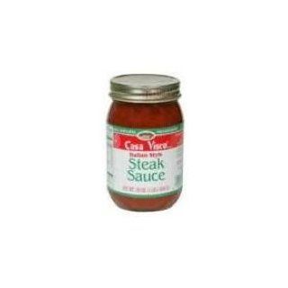 Casa Visco Italian Style Philly Steak Sauce, 16 Ounce    12 per case. : Barbecue Sauces : Grocery & Gourmet Food