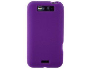 Durable Wrap On Silicone Skin Phone Protector Cover Case Dark Purple For LG Connect Cell Phones & Accessories