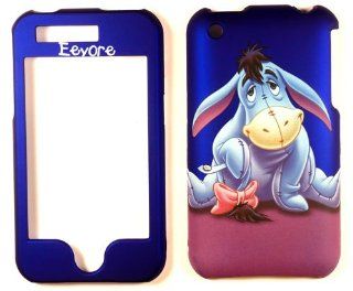Eeyore Blue Apple iPhone 3 Faceplate Case Cover Snap On: Cell Phones & Accessories