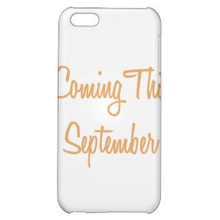 September Baby Peach Cover For iPhone 5C