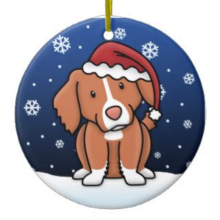 Kawaii Cartoon Toller Christmas Ornament