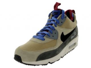 Nike Air Max 90 SneakerBoot PRM Bamboo/NewsPrint/Red 616113 206: Shoes