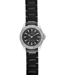 AK Anne Klein Watch, Womens Black Ceramic Bracelet 10 9683BMBK   Watches   Jewelry & Watches