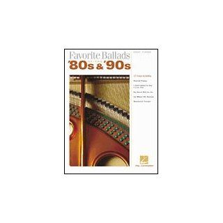Hal Leonard Favorite Ballads of the 80s & 90s Easy Piano: Musical Instruments