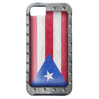 Industrial Puerto Rican Flag Case For The iPhone 5
