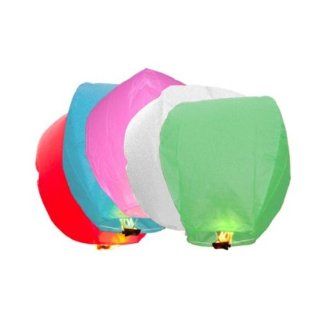 Phoenixs SKY LANTERNS   Chinese Sky Fly Fire Lanterns Wish Party Wedding Birthday Multi Color Random Color 20 PCS: Health & Personal Care