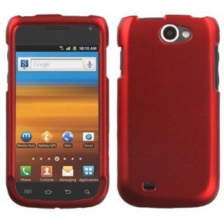 Asmyna SAMT679HPCSO202NP Titanium Premium Durable Rubberized Protective Case for Samsung Exhibit II 4G/Galaxy Exhibit 4G T679   1 Pack   Retail Packaging   Red: Cell Phones & Accessories