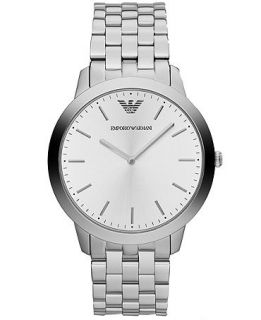 Emporio Armani Watch, Mens Dino Slim Stainless Steel Bracelet 42mm AR1745   Watches   Jewelry & Watches