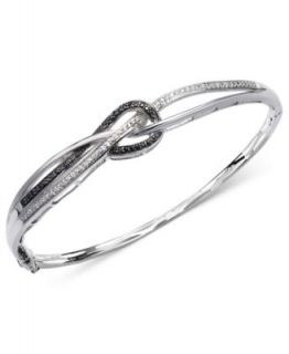 Diamond Bracelet, Sterling Silver Diamond Swirl Bracelet (2 ct. t.w.)   Bracelets   Jewelry & Watches