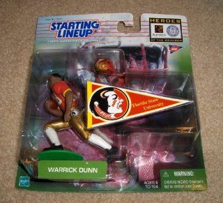 1999 NCAA Football Heroes of the Gridiron Starting Lineup   Warrick Dunn   Florida State: Toys & Games