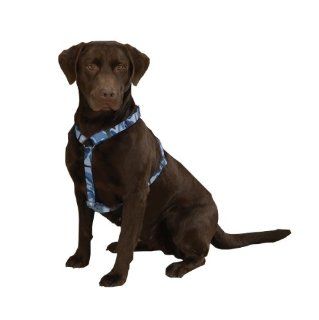 Guardian Gear Nylon Camo Dog Harness, 20 28 Inch, Blue : Pet Halter Harnesses : Pet Supplies