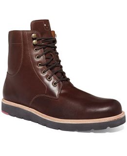 Cole Haan Mens Shoes, Martin Waterproof Wedge Lace Boots   Shoes   Men