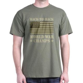 CafePress World War Champs Camo Dark T Shirt
