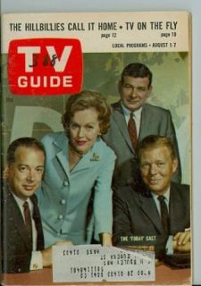 1964 TV Guide Aug 1 Today Show Maureen O' Sullivan   Eastern New England edition Good to Very Good Entertainment Collectibles