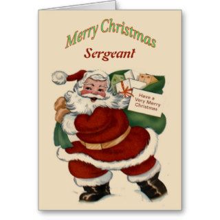 Military Custom Christmas Card