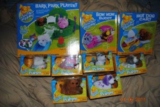 SET OF 9 ZHU ZHU PET PUPPIES & ACCESSORIES: Toys & Games