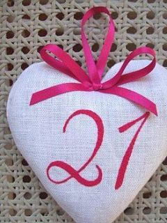 bespoke embroidered number heart by follie by josie rossington