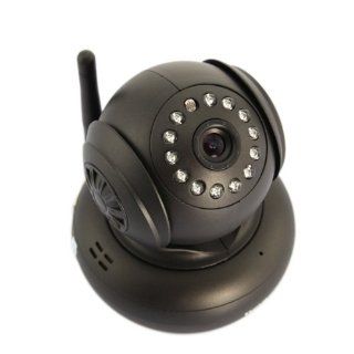 Wireless WiFi Wanscam Security IP Network Camera Pan/Tilt Rotate Two Way Audio Black Computers & Accessories