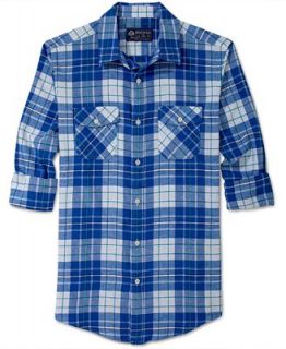 American Rag Shirt, Andy Plaid Flannel   Casual Button Down Shirts   Men