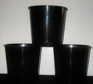 12 Black Church Offering Buckets, Ice Buckets, 176 Ounce Plastic Container, Mfg. USA Lead Free Food Safe No BPA, Free Shipping. : Other Products : Everything Else