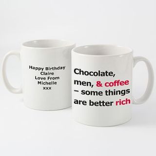 'good cup of joe' personalised mug by lucky roo