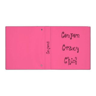 Coupon Crazy Chic Vinyl Binder
